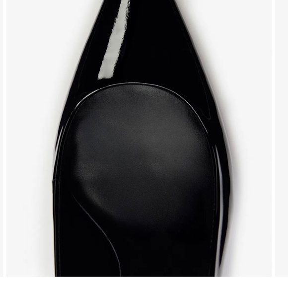 Reformation Westlyn Closed Toe Wedge Black - Size 7 - Picture 3 of 7